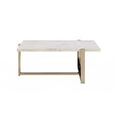 Rectangle Faux Marble Coffee Table