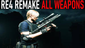 resident evil 4 remake all weapons