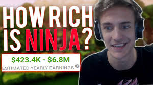 How much does ninja make a year. Fortnite Ninja Reveals How Much Money He Makes Ninja Net Worth 2018 Youtube
