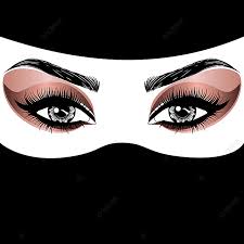 fashion arabic female eyes makeup