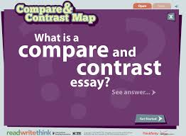 A Compare Contrast Essay Map For Young Students