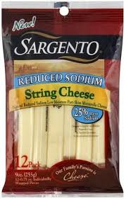 sargento reduced sodium string cheese