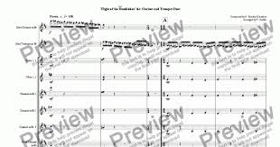 Flight Of The Bumblebee Trumpet Sheet Music Pdf