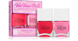 nails inc we wear pink economy pack