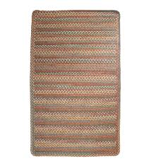 blue ridge rectangle wool braided rug
