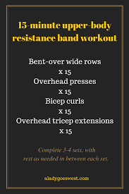 a quick 15 minute upper body resistance