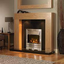 Consett Oak Electric Fireplace Suite