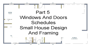 part 5 windows and door schedules
