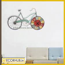 round bicycle ancient wheels metal wall