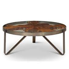 Large Round Glass Coffee Table