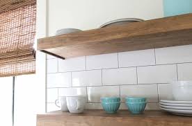 Build Diy Floating Shelves For The Kitchen