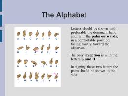 The semaphore flag signaling system is an alphabet signalling system based on the. The Alphabet Sign Language Is Not Just An Alphabet Where You Have To Sign Each Letter Of The Word You Are Trying To Communicate Sign Language Is A Complete Ppt Download
