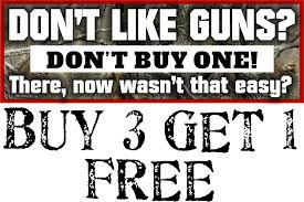 2nd Amendment Bumper Sticker Don't like guns don't buy one 8.8" x 3" Sticker  | Powercall Sirens LLC