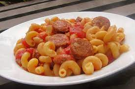 skillet linguica with pasta recipe