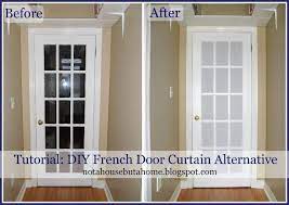 french door coverings diy french doors