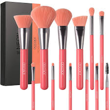 makeup brush 10pcs peach premium