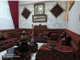 Arabic Majlis Brown Corner Set Love