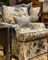 Gorgeous Slip Covered Meadowood Chair