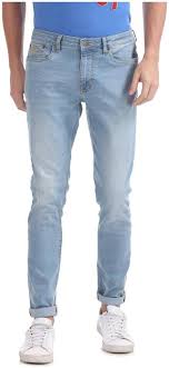 Buy Aeropostale Men Mid Rise Regular Fit Jeans Blue Online
