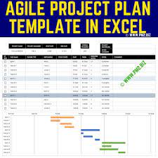 agile project plan template in excel