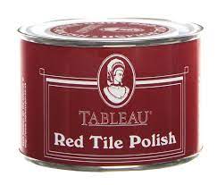 tableau cardinal red wax tile polish