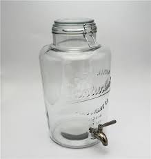 10l glass beverage juice jar