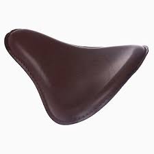 Brown Motorcycle Leather Solo Seat