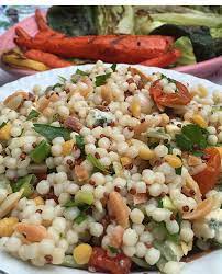 harvest grains salad with oven dried