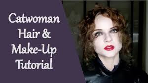 catwoman makeup hair tutorial