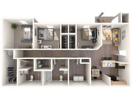 floor plans of flats at riverview in