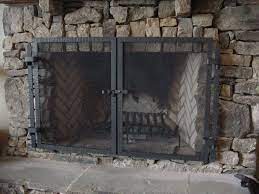 Rustic Fireplace Screens