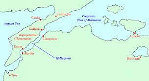 Western asia the bosphorous strait and the strait of dardanelles are. Hellespont Dardanelles Livius