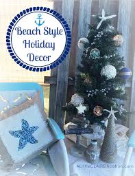 Beach Themed Holiday Patio Decor