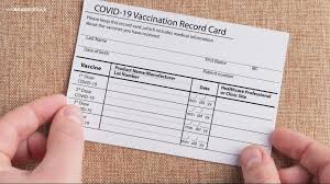 Sized to fit in a wallet when folded, the cards are brightly colored to stand out. Will Schools Have A Record Of My Child S Covid 19 Vaccine Wcnc Com