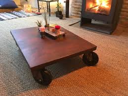 Industrial Furniture Coffee Table With
