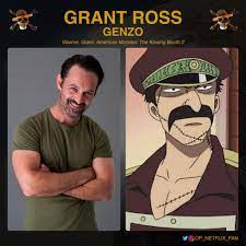 Grant Ross has been cast as Genzo : r/OnePiece