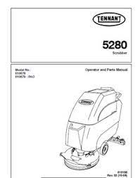 parts manual for tennant 5280