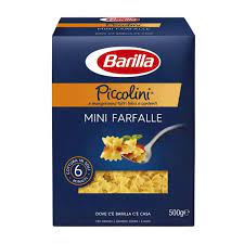 Barilla Piccolini Mini Farfalle Pasta Secca 500 Gr Cicalia Com gambar png