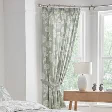 pencil pleat curtains with tie backs
