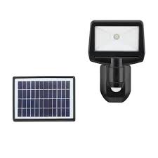 motion activated solar security light