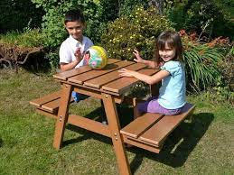 Childrens Picnic Table Recycled Plastic