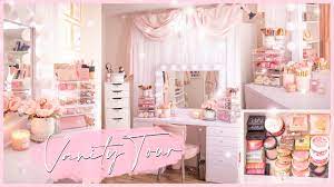 vanity room tour makeup collection