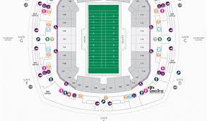 Georgia Dome Seating Map Football Seating Charts Mercedes