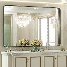 Tetote Black Bathroom Mirror 55x36