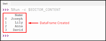 convert list to dataframe python