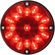 Pm 717r Red Led Bus Light 7 Bus Transit Stop Turn Tail Lights Foxtail Lights