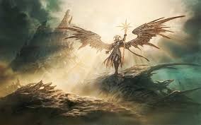 534105 fantasy art angel magic the