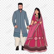 indian wedding couple png images with