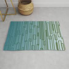 design blocks on blue blue blocks rug