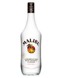 malibu white rum with coconut 1l